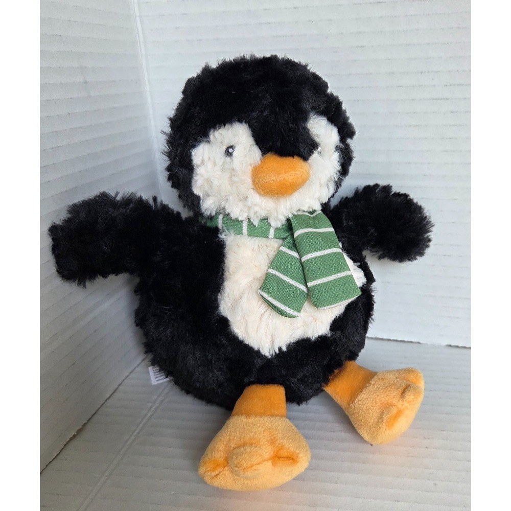 Mary Meyer Sprouts Penguin Again Friends Soft Textured Scarf 6 inch Plush Lovey